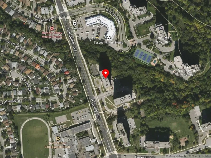 RentSafeTO apartment evaluation satellite view of 2677 KIPLING AVE in Etobicoke North, Toronto