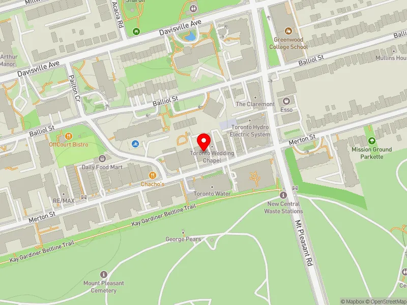 RentSafeTO apartment evaluation map view of 268 MERTON ST in Toronto-St. Paul's, Toronto