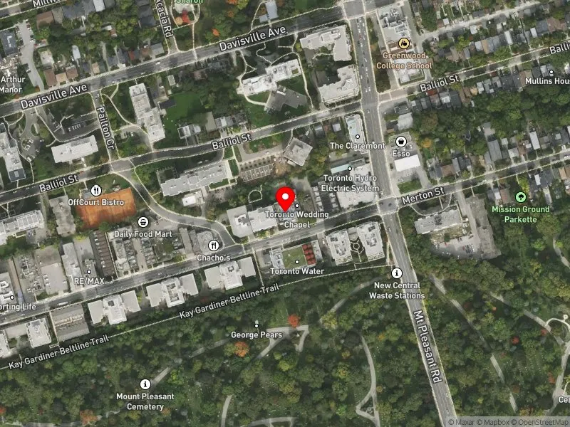 RentSafeTO apartment evaluation satellite view of 268 MERTON ST in Toronto-St. Paul's, Toronto