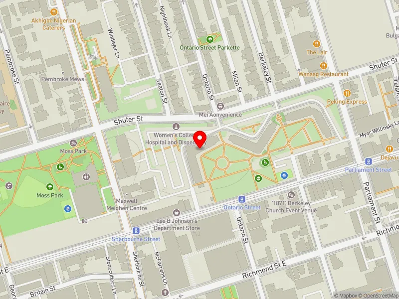 RentSafeTO apartment evaluation map view of 275 SHUTER ST in Toronto Centre, Toronto