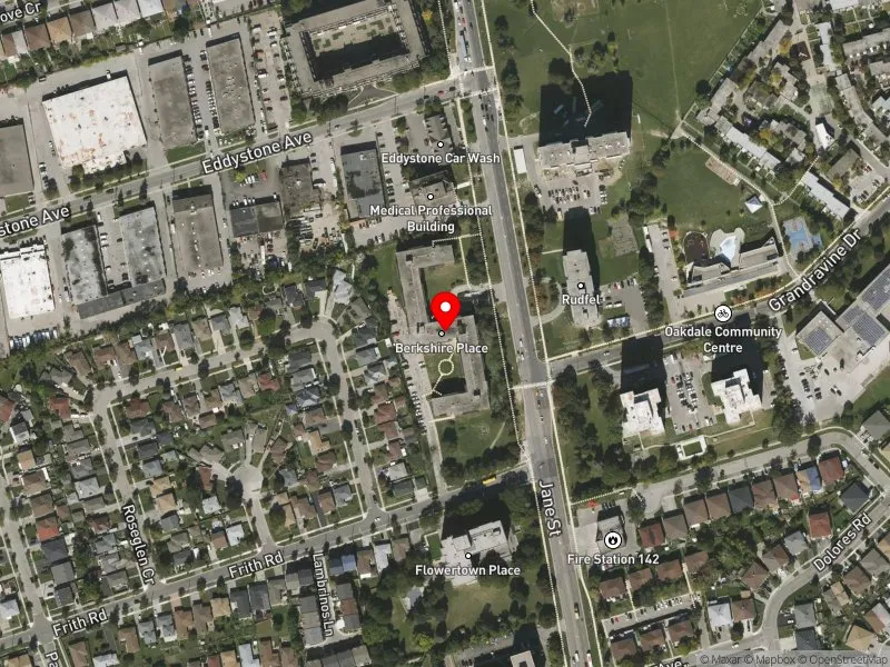 RentSafeTO apartment evaluation satellite view of 2770 JANE ST in Humber River-Black Creek, Toronto