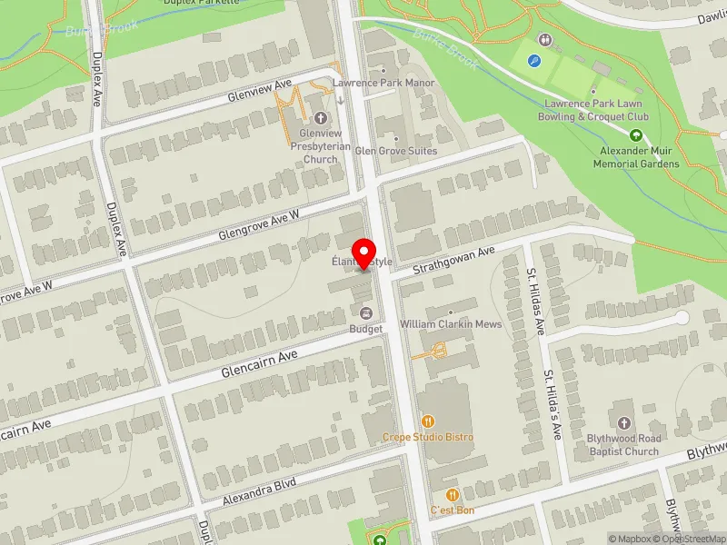 RentSafeTO apartment evaluation map view of 2770 YONGE ST in Eglinton-Lawrence, Toronto