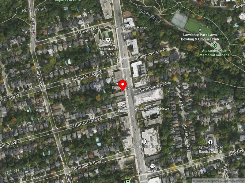 RentSafeTO apartment evaluation satellite view of 2770 YONGE ST in Eglinton-Lawrence, Toronto