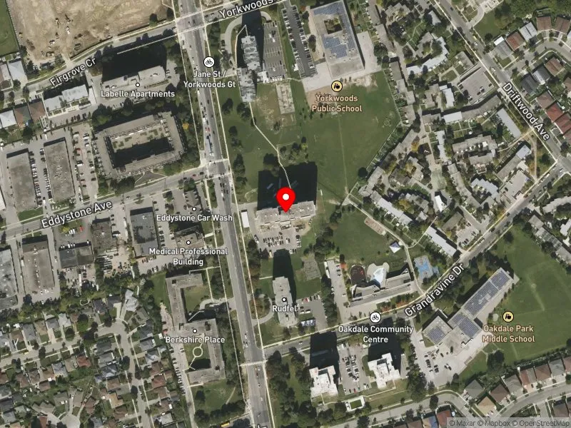 RentSafeTO apartment evaluation satellite view of 2775 JANE ST in Humber River-Black Creek, Toronto