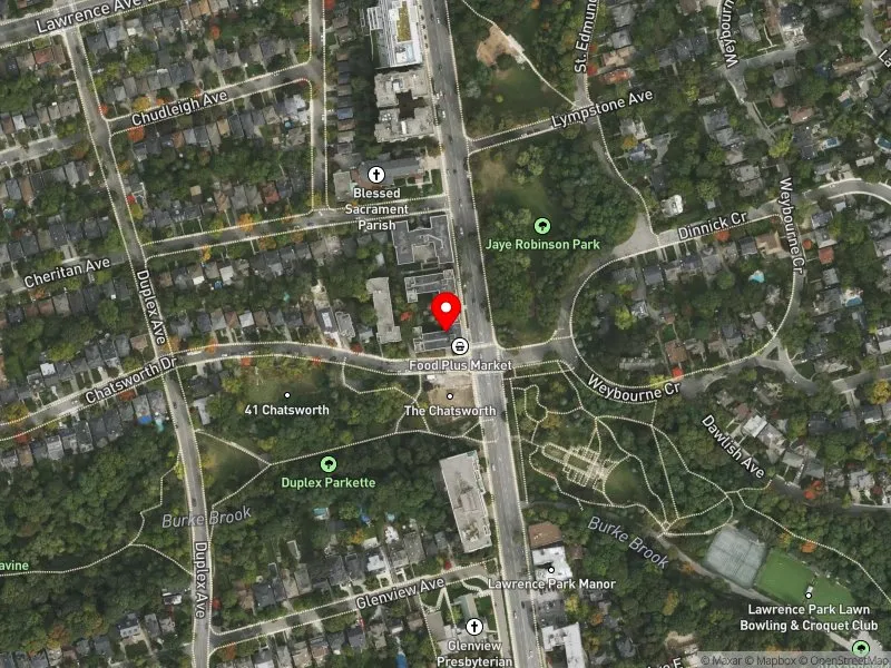 RentSafeTO apartment evaluation satellite view of 2914 YONGE ST in Eglinton-Lawrence, Toronto