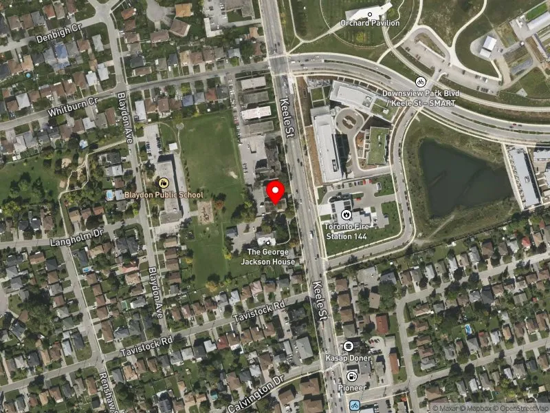 RentSafeTO apartment evaluation satellite view of 2954 KEELE ST in York Centre, Toronto