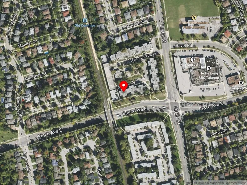 RentSafeTO apartment evaluation satellite view of 3 FIELD SPARROWAY in Don Valley North, Toronto