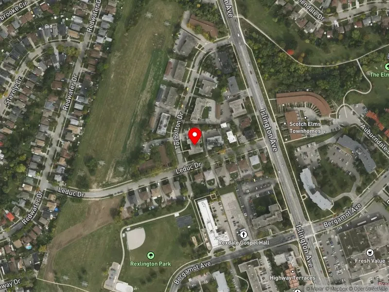 RentSafeTO apartment evaluation satellite view of 3 TORBOLTON DR in Etobicoke North, Toronto