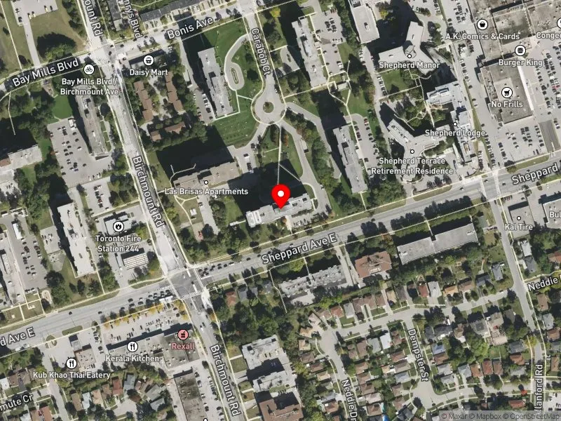 RentSafeTO apartment evaluation satellite view of 30 CARABOB CRT in Scarborough-Agincourt, Toronto