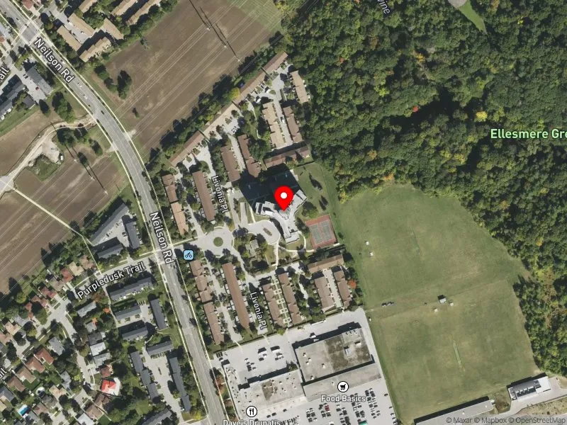 RentSafeTO apartment evaluation satellite view of 30 LIVONIA PL in Scarborough-Guildwood, Toronto