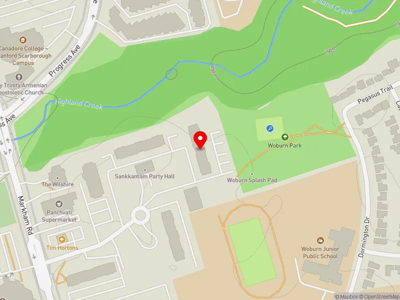 RentSafeTO apartment evaluation map view of 30 TUXEDO CRT in Scarborough-Guildwood, Toronto
