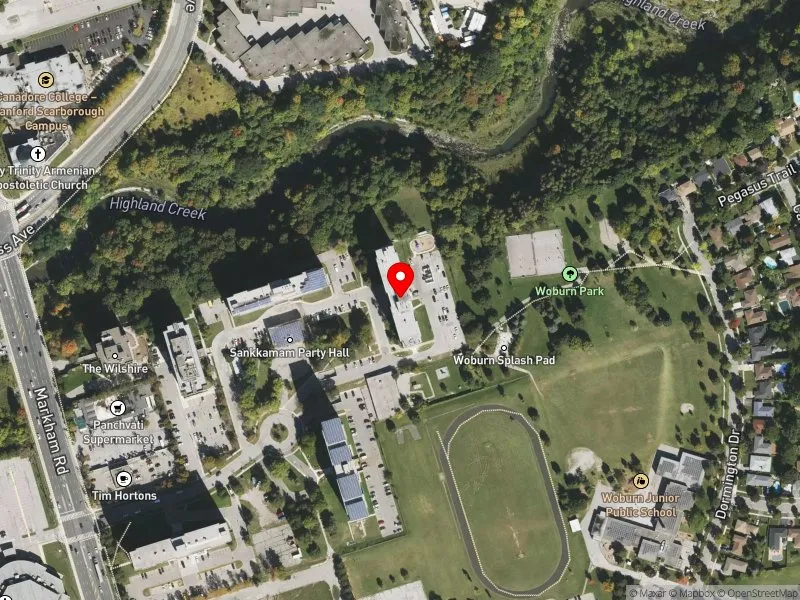 RentSafeTO apartment evaluation satellite view of 30 TUXEDO CRT in Scarborough-Guildwood, Toronto