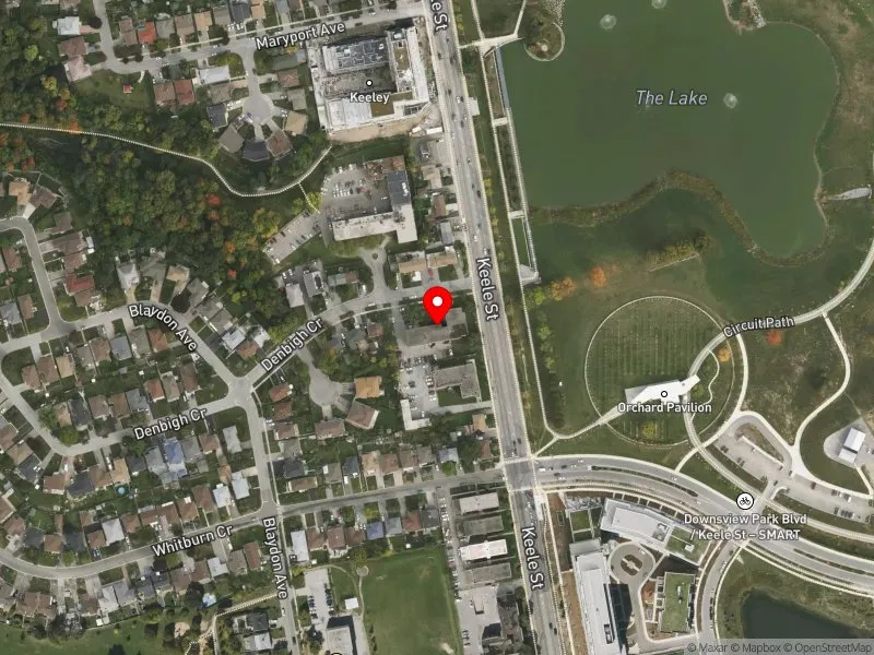 RentSafeTO apartment evaluation satellite view of 3020 KEELE ST in York Centre, Toronto