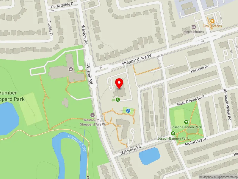 RentSafeTO apartment evaluation map view of 3101 WESTON RD in Humber River-Black Creek, Toronto