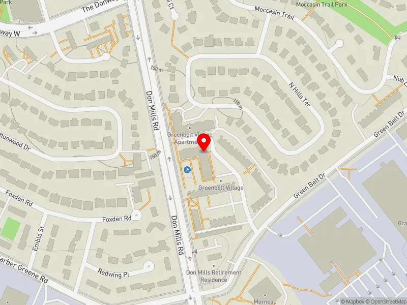 RentSafeTO apartment evaluation map view of 32 THE HEIGHTS DR in Don Valley East, Toronto