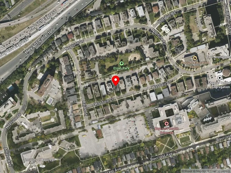 RentSafeTO apartment evaluation satellite view of 32 WASDALE CRES in Eglinton-Lawrence, Toronto
