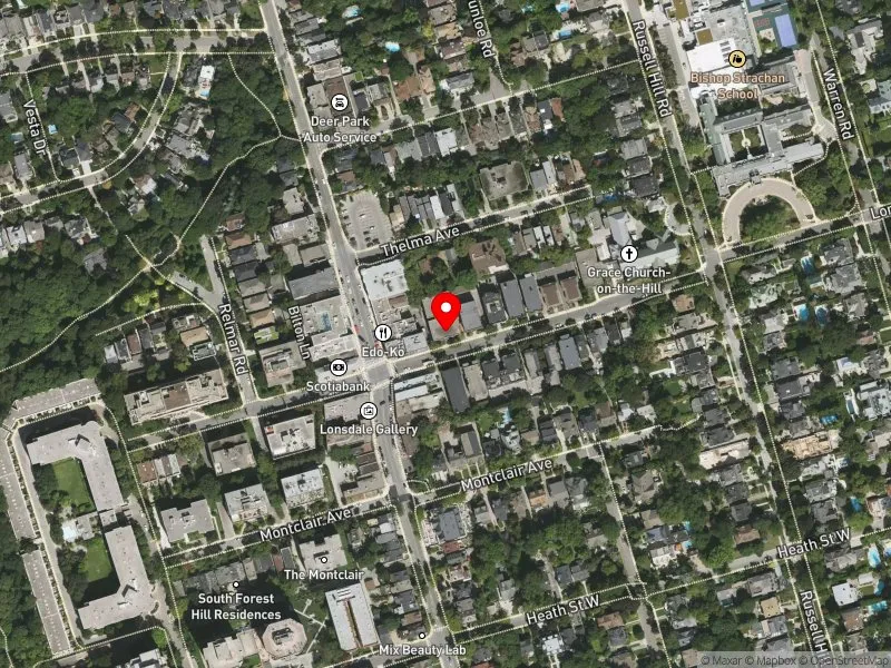 RentSafeTO apartment evaluation satellite view of 320 LONSDALE RD in Toronto-St. Paul's, Toronto