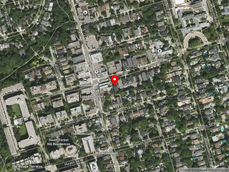 RentSafeTO apartment evaluation satellite view of 323 LONSDALE RD in Toronto-St. Paul's, Toronto