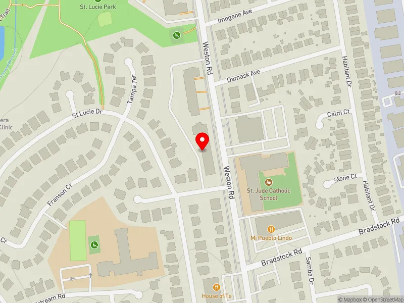 RentSafeTO apartment evaluation map view of 3266 WESTON RD in Humber River-Black Creek, Toronto