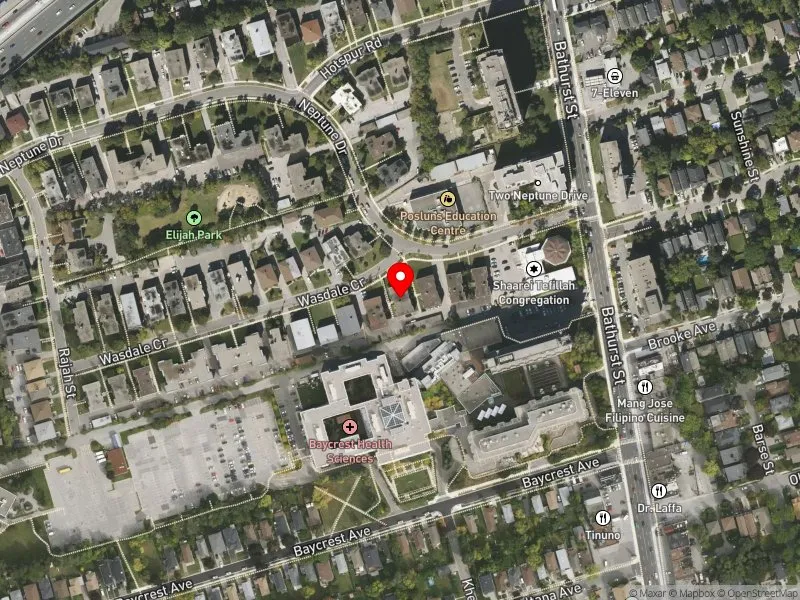 RentSafeTO apartment evaluation satellite view of 33 WASDALE CRES in Eglinton-Lawrence, Toronto