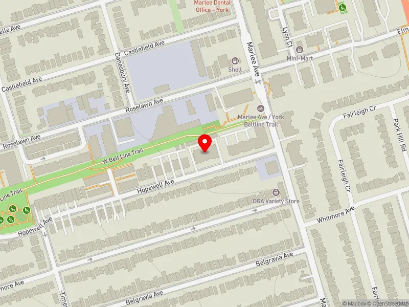 RentSafeTO apartment evaluation map view of 330 HOPEWELL AVE in Eglinton-Lawrence, Toronto