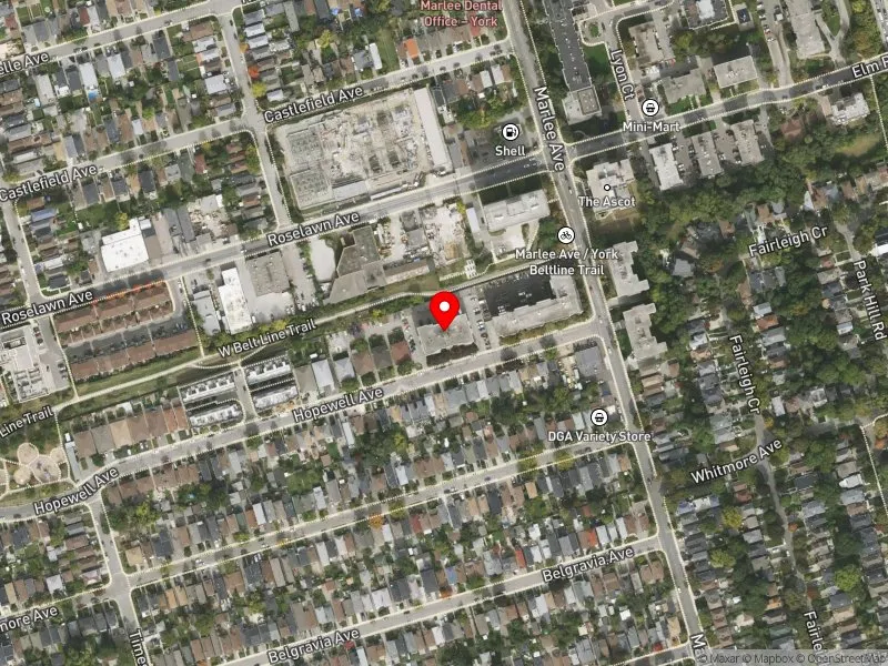 RentSafeTO apartment evaluation satellite view of 330 HOPEWELL AVE in Eglinton-Lawrence, Toronto