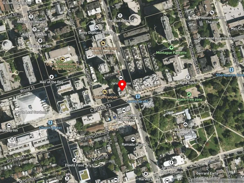 RentSafeTO apartment evaluation satellite view of 330 JARVIS ST in Toronto Centre, Toronto