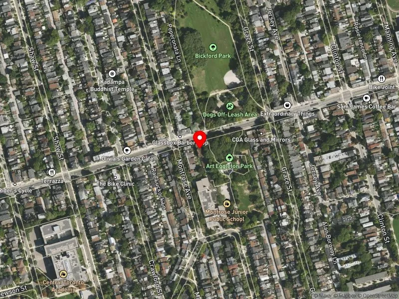 RentSafeTO apartment evaluation satellite view of 333 HARBORD ST in University-Rosedale, Toronto