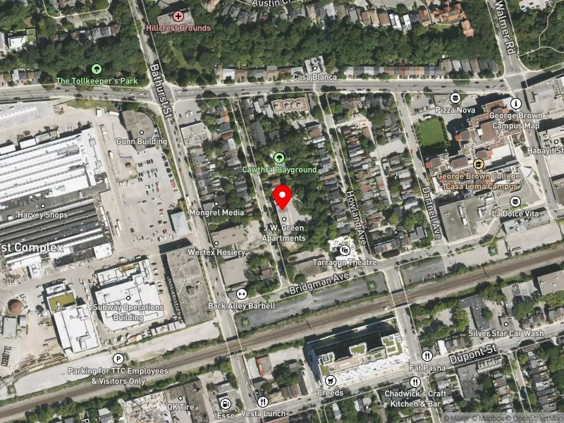 RentSafeTO apartment evaluation satellite view of 339 ALBANY AVE in Toronto-St. Paul's, Toronto