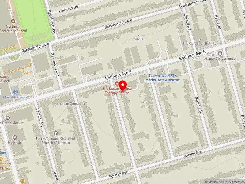RentSafeTO apartment evaluation map view of 341 FORMAN AVE in Don Valley West, Toronto
