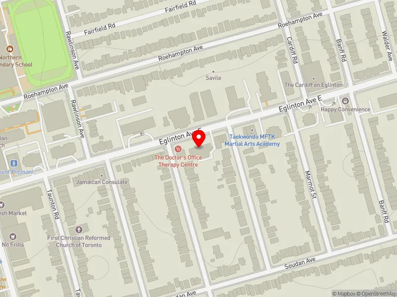 RentSafeTO apartment evaluation map view of 365 EGLINTON AVE E in Don Valley West, Toronto