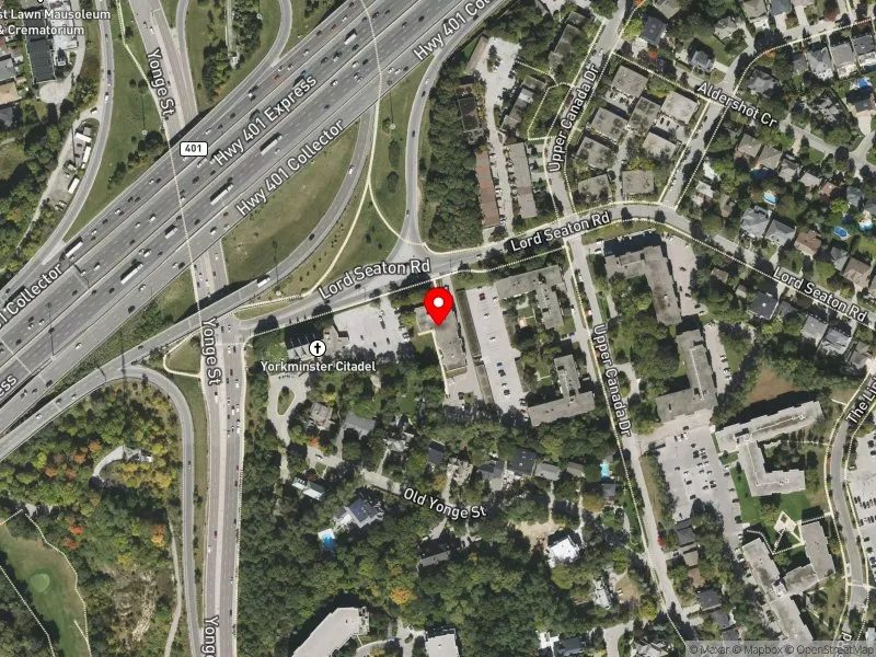 RentSafeTO apartment evaluation satellite view of 37 LORD SEATON RD in Don Valley West, Toronto