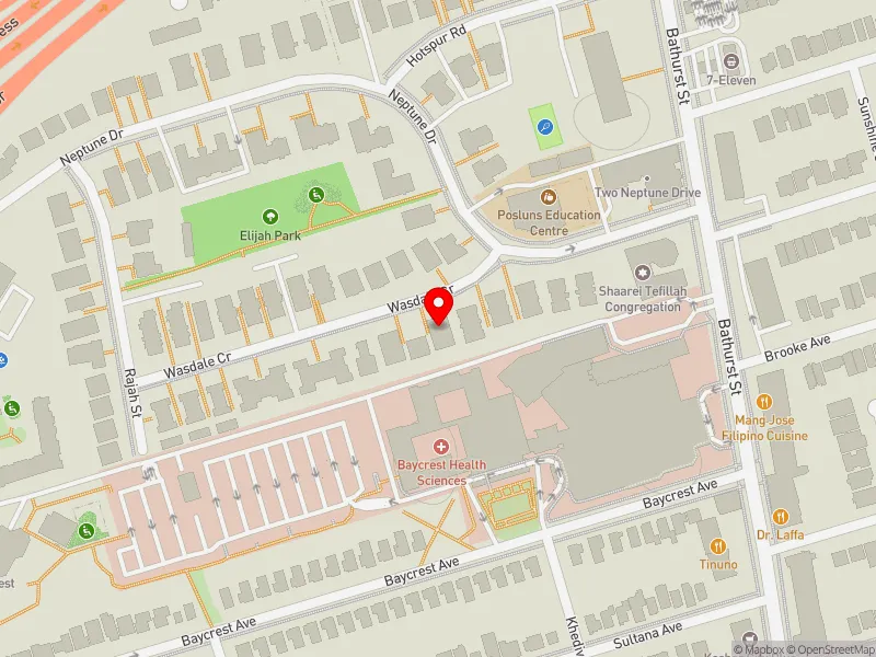 RentSafeTO apartment evaluation map view of 37 WASDALE CRES in Eglinton-Lawrence, Toronto
