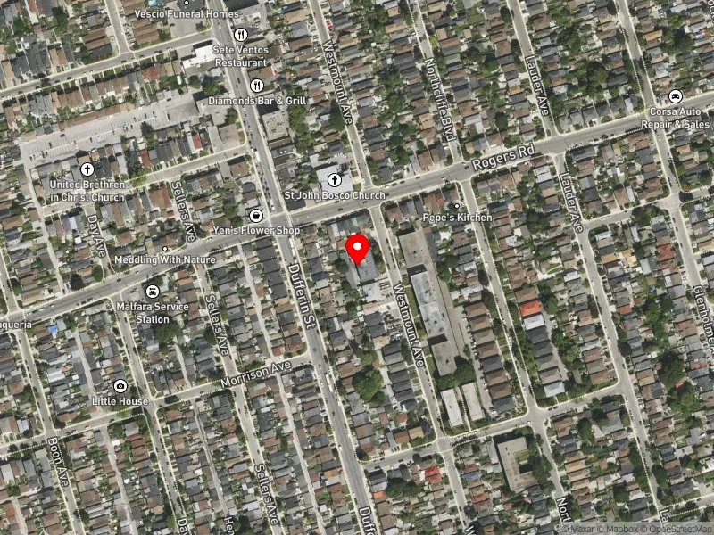 RentSafeTO apartment evaluation satellite view of 370 WESTMOUNT AVE in Davenport, Toronto