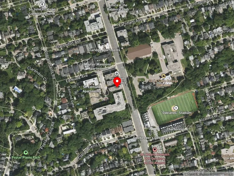 RentSafeTO apartment evaluation satellite view of 394 AVENUE RD in Toronto-St. Paul's, Toronto