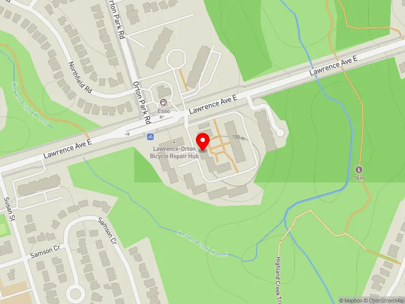 RentSafeTO apartment evaluation map view of 3941 LAWRENCE AVE E in Scarborough-Guildwood, Toronto