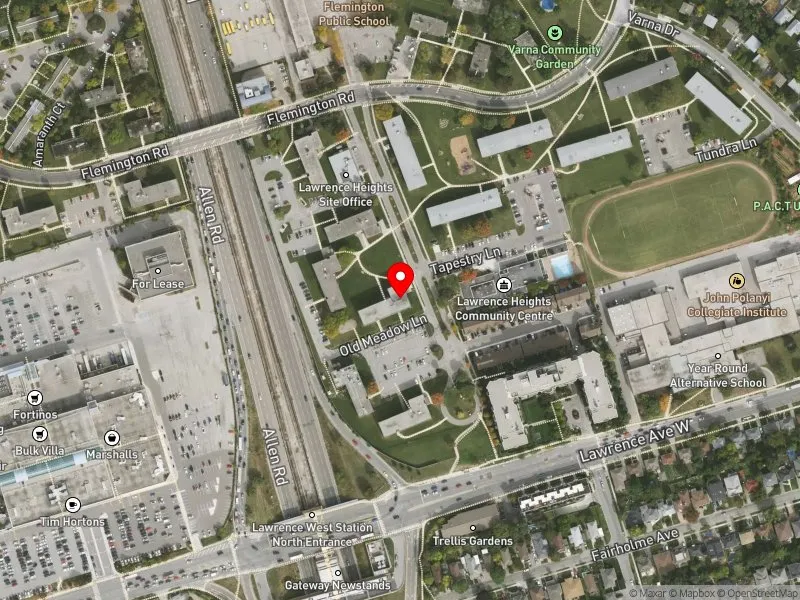 RentSafeTO apartment evaluation satellite view of 4 REPLIN RD in Eglinton-Lawrence, Toronto