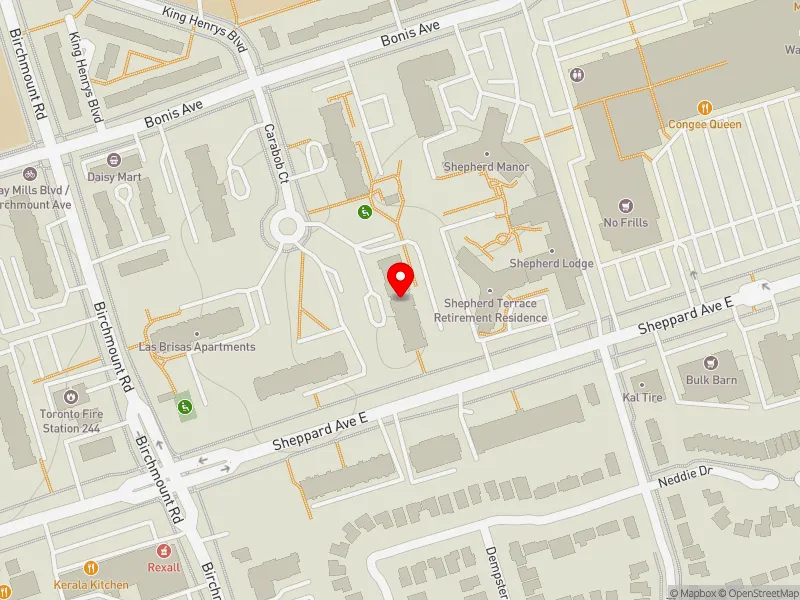 RentSafeTO apartment evaluation map view of 40 CARABOB CRT in Scarborough-Agincourt, Toronto