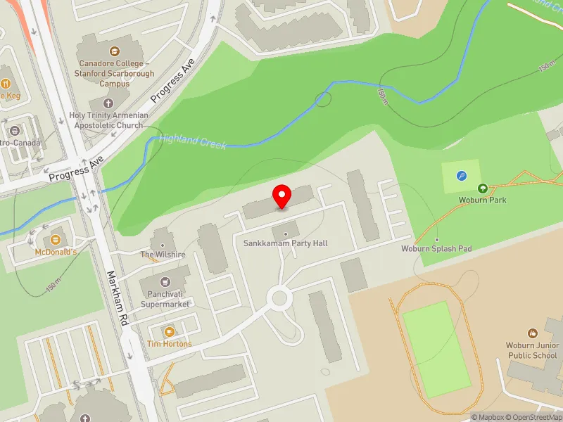 RentSafeTO apartment evaluation map view of 40 TUXEDO CRT in Scarborough-Guildwood, Toronto