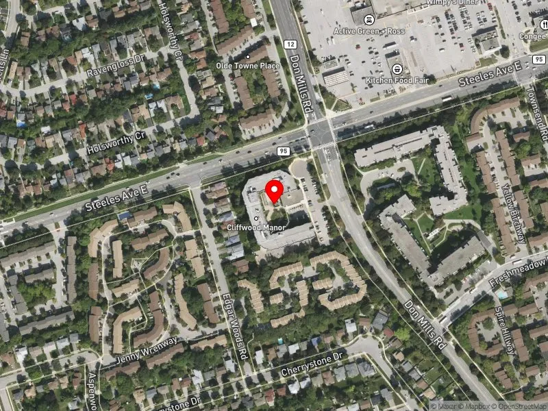 RentSafeTO apartment evaluation satellite view of 4000 DON MILLS RD in Don Valley North, Toronto