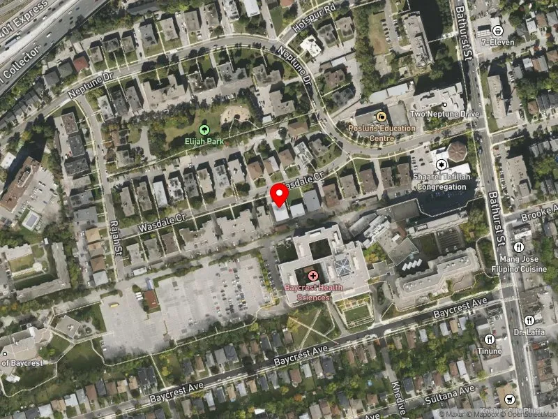 RentSafeTO apartment evaluation satellite view of 41 WASDALE CRES in Eglinton-Lawrence, Toronto