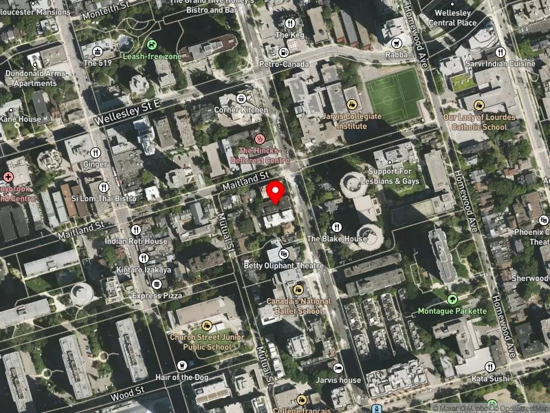 RentSafeTO apartment evaluation satellite view of 414 JARVIS ST in Toronto Centre, Toronto