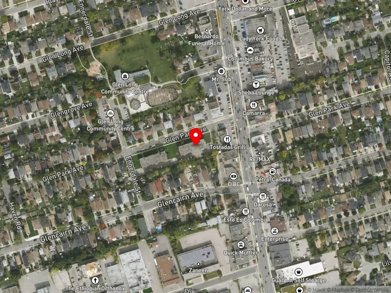 RentSafeTO apartment evaluation satellite view of 435 GLEN PARK AVE in Eglinton-Lawrence, Toronto