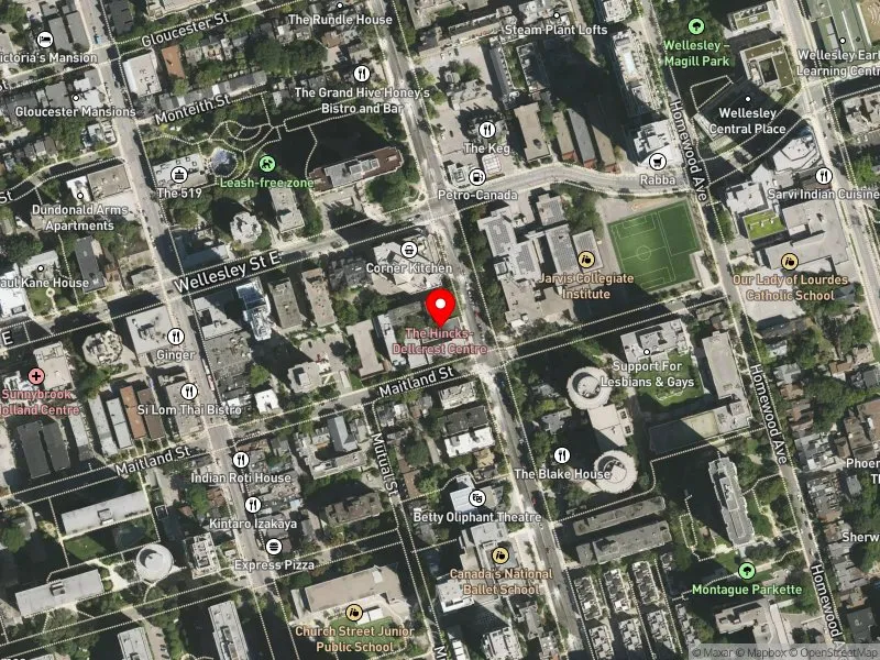RentSafeTO apartment evaluation satellite view of 438 JARVIS ST in Toronto Centre, Toronto