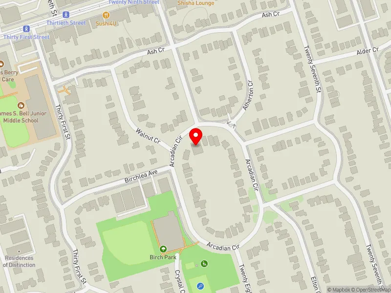 RentSafeTO apartment evaluation map view of 44 ARCADIAN CRCL in Etobicoke-Lakeshore, Toronto