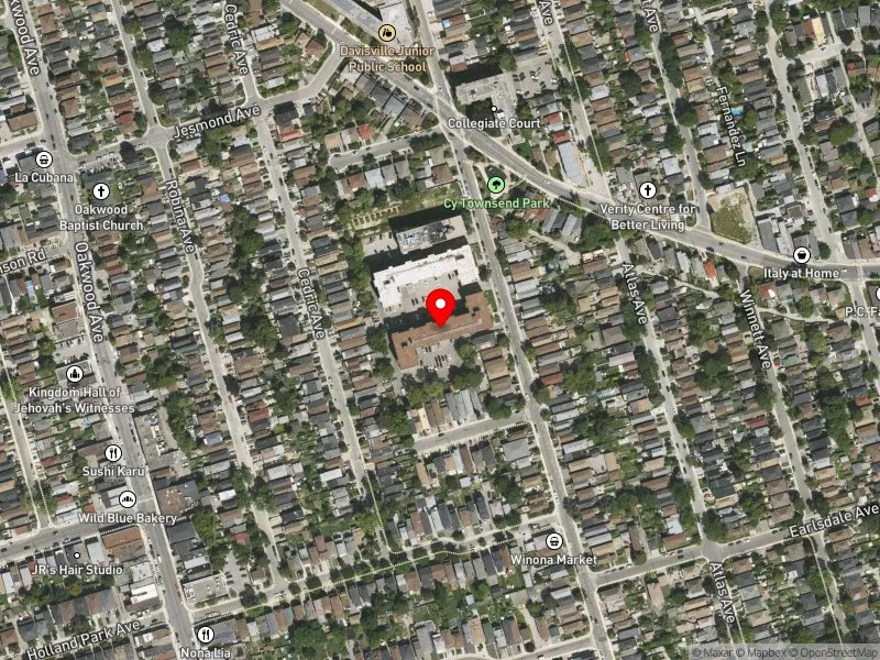 RentSafeTO apartment evaluation satellite view of 440 WINONA DR in Toronto-St. Paul's, Toronto