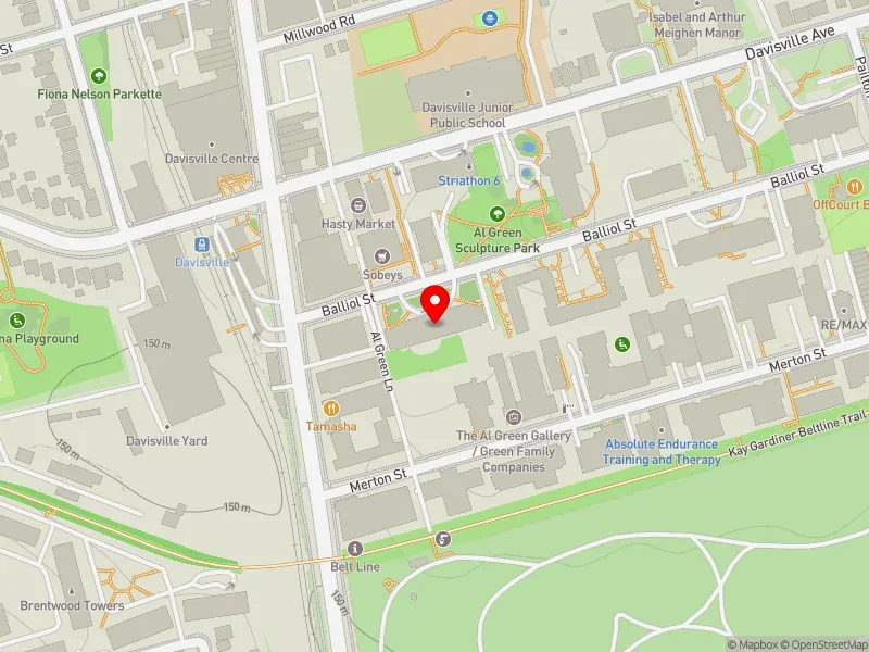 RentSafeTO apartment evaluation map view of 45 BALLIOL ST in Toronto-St. Paul's, Toronto