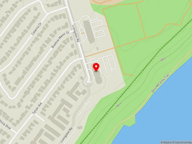 RentSafeTO apartment evaluation map view of 45 LIVINGSTON RD in Scarborough-Guildwood, Toronto