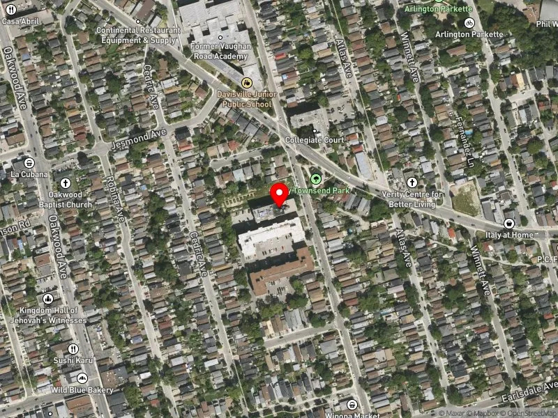 RentSafeTO apartment evaluation satellite view of 460 WINONA DR in Toronto-St. Paul's, Toronto