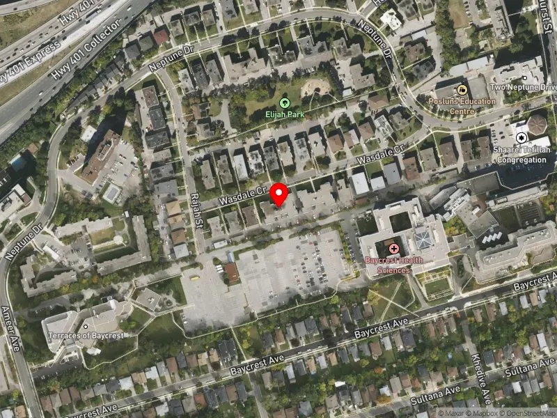 RentSafeTO apartment evaluation satellite view of 47 WASDALE CRES in Eglinton-Lawrence, Toronto